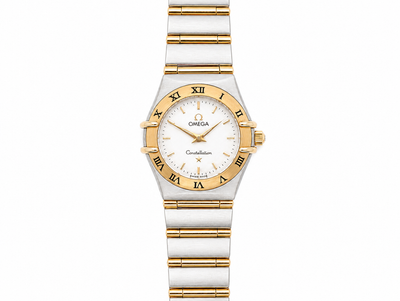 Omega Constellation Ladies Two-Tone Quartz Watch 23mm
