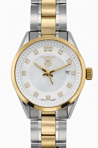 Tag Heuer Carrera Diamond Dial Quartz Ladies Watch
